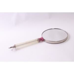 Loupe, Hand Magnifying Glass, Round Lens, Reading, Craft, ~ 250729-WH 1335